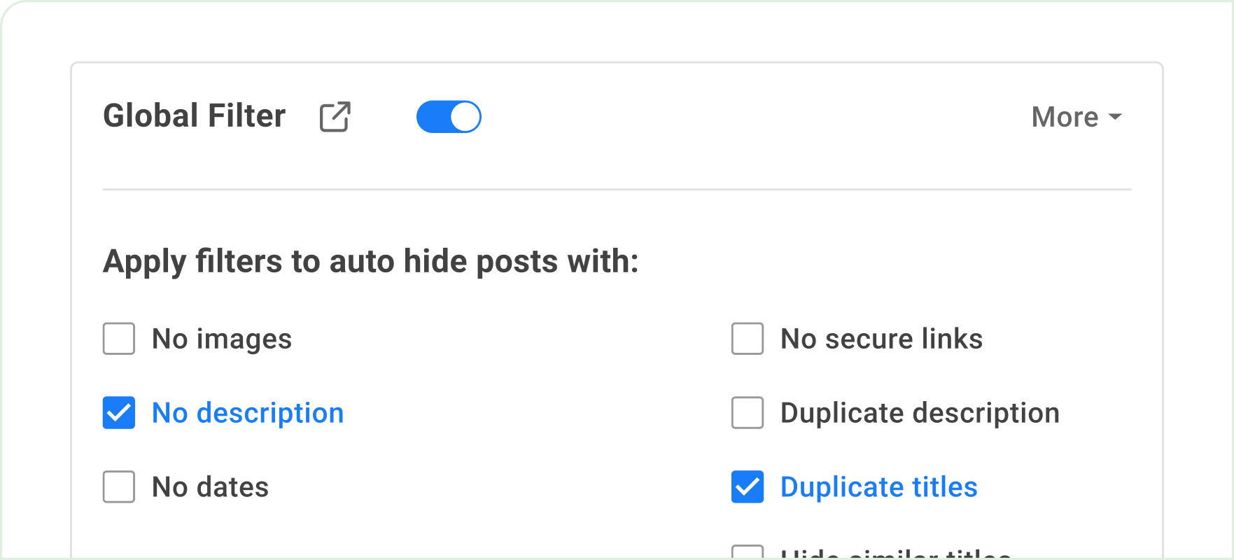 Stay Focused With Filters