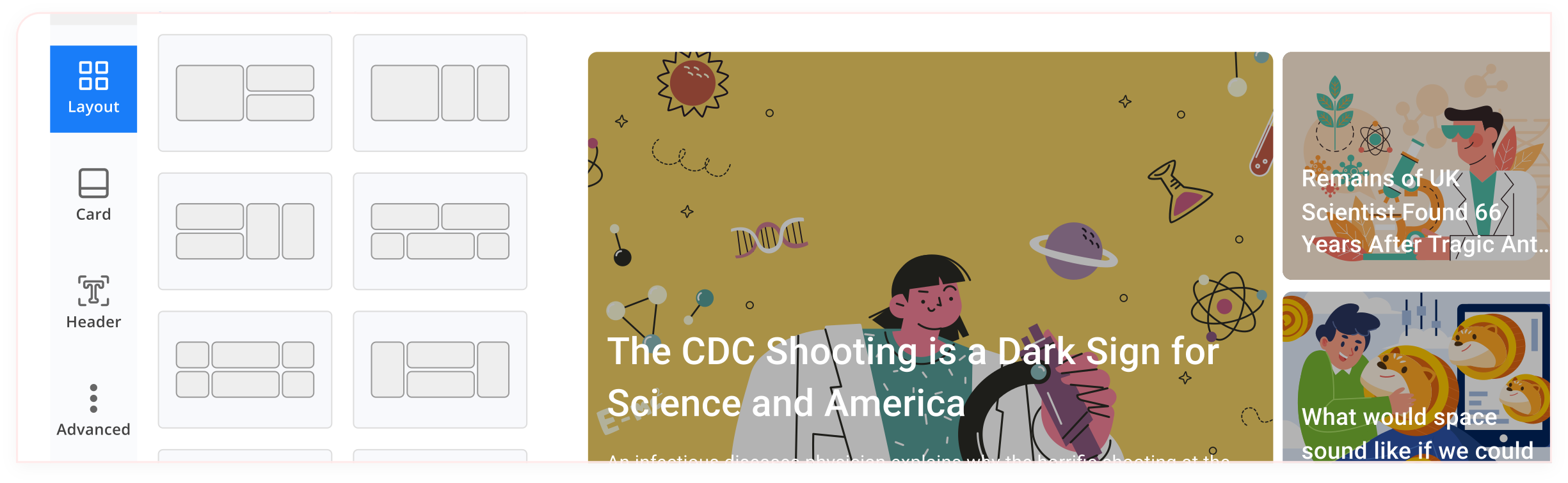 Multiple Layout Options